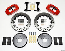 Load image into Gallery viewer, Wilwood Narrow Superlite 6R Front Hat Kit 13.06in Drill Red Nissan 370Z/Fiti G37