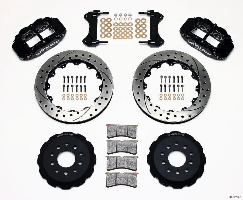 Wilwood Narrow Superlite 6R Front Hat Kit 13.06in Drilled fits 1993-2002 Chevrolet Camaro / 1993 Chevrolet Camaro Indianap...