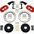 Load image into Gallery viewer, Wilwood Narrow Superlite 6R Front Hat Kit 13.06in Red 65-82 Corvette C2/C3