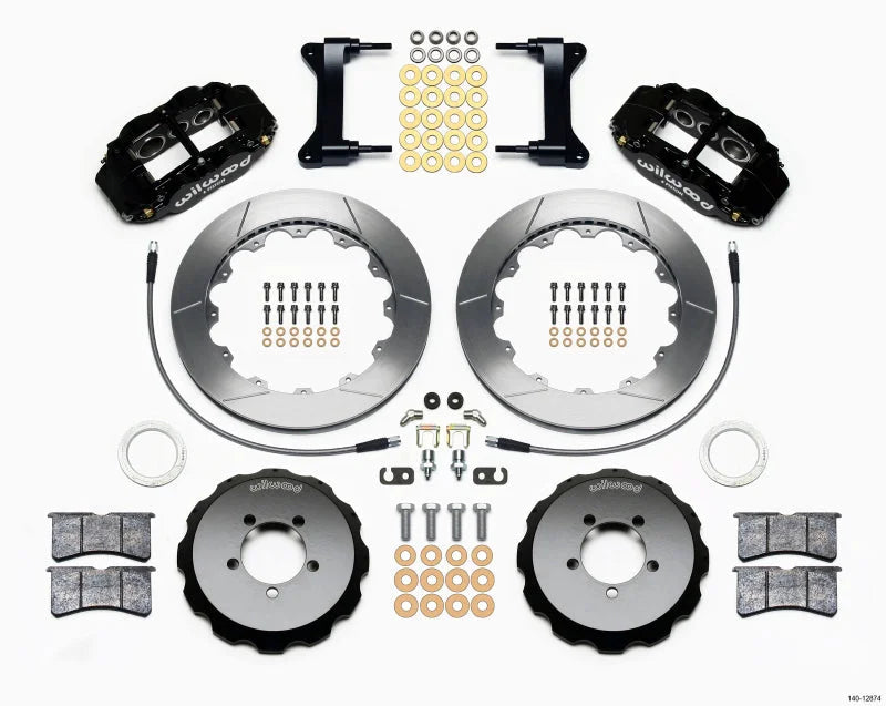 Wilwood Narrow Superlite 6R Front Hat Kit 13.06in w/Lines fits 2001-2011 Subaru Forester / 1999-2014 Subaru Impreza / 2000...