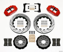 Load image into Gallery viewer, Wilwood Narrow Superlite 6R Front Hat Kit 14.00in Drill Red fits 2005-2014 Ford Mustang