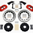 Load image into Gallery viewer, Wilwood Narrow Superlite 6R Front Hat Kit 14.00in Drill Red 65-82 Corvette C2/C3