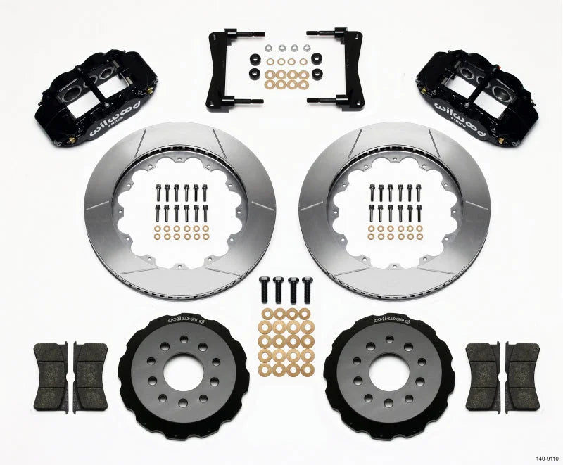 Wilwood Narrow Superlite 6R Front Hat Kit 14.00in fits 2005-2014 Ford Mustang