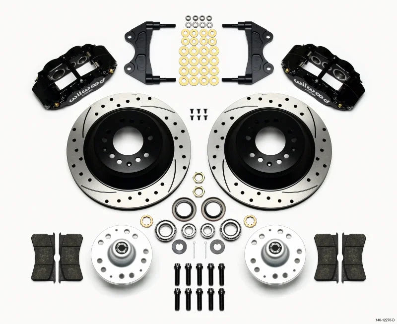 Wilwood Narrow Superlite 6R Front Hub & 1PC Rtr Kit 12.88in Drilled WWE ProSpindle