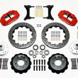 Load image into Gallery viewer, Wilwood Narrow Superlite 6R Front Hub Kit 12.88in Drill Red fits 1979-2002 Buick / Chevrolet / GMC Gm G Body - Side View