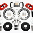 Load image into Gallery viewer, Wilwood Narrow Superlite 6R Front Hub Kit 12.88in Drilled Red 1968-1969 Mustang Disc Spindle