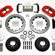 Load image into Gallery viewer, Wilwood Narrow Superlite 6R Front Hub Kit 12.88in Drilled Red 1970-1973 Mustang Disc Spindle