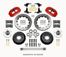 Load image into Gallery viewer, Wilwood Narrow Superlite 6R Front Hub Kit 12.88in Drill Red fits 1982-1992 Chevrolet Camaro / 1982-1992 Pontiac Firebird