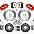 Load image into Gallery viewer, Wilwood Narrow Superlite 6R Front Hub Kit 12.88in Red 1965-1969 Mustang Drum Spindle