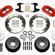 Load image into Gallery viewer, Wilwood Narrow Superlite 6R Front Hub Kit 12.88in Red 74-80 Pinto/Mustang II Disc Spindle only