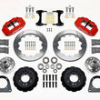 Load image into Gallery viewer, Wilwood Narrow Superlite 6R Front Hub Kit 12.88in Red TCI-IFS 71-78 (Pinto Based)