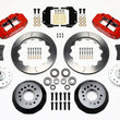 Load image into Gallery viewer, Wilwood Narrow Superlite 6R Front Hub Kit 12.88in Red Magnum Force Drop Spindle