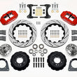 Load image into Gallery viewer, Wilwood Narrow Superlite 6R Front Hub Kit 14.00in Drill Red TCI-IFS 71-78 (Pinto Based)