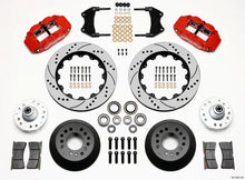 Load image into Gallery viewer, Wilwood Narrow Superlite 6R Front Hub Kit 14.00in Drill Red WWE ProSpindle