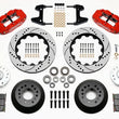 Load image into Gallery viewer, Wilwood Narrow Superlite 6R Front Hub Kit 14.00in Drill Red Disc Spindle only fits 1975-1978 Ford Mustang II / 1975-1980 F...