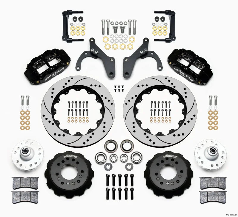 Wilwood Narrow Superlite 6R Front Hub Kit 14.00in Drilled fits 1959-1964 Chevrolet Bel Air / 1959-1964 Chevrolet Impala / ...