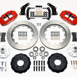 Load image into Gallery viewer, Wilwood Narrow Superlite 6R Front Hub Kit 14.00in Red Large GM 57-70 Drop Spindle