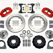 Load image into Gallery viewer, Wilwood Narrow Superlite 6R Front Hub Kit 14.00in Red TCI-IFS 71-78 (Pinto Based)