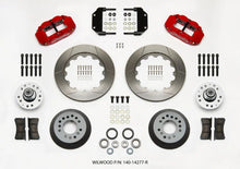 Load image into Gallery viewer, Wilwood Narrow Superlite 6R Front Hub Kit 14.00in Red Magnum Force Drop Spindle
