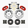 Load image into Gallery viewer, Wilwood Narrow Superlite 6R Front Kit 12.19in Drilled Red 63-87 C10 w/ Wilwood Pro Spindles