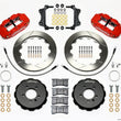 Load image into Gallery viewer, Wilwood Narrow Superlite Front Hat Kit 12.88in Red w/ Lines fits 2006-2012 Audi A3 / 2007 Volkswagen Eos 2.0T / 2012 2013 ...
