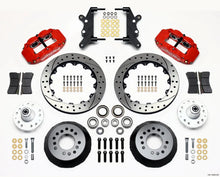 Load image into Gallery viewer, Wilwood Narrow Superlite Front Hub Kit 12.88in Drill Red Full Size fits 1964-1968 Ford COUNTRY Squire / 1964-1968 Ford Cus...