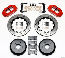 Load image into Gallery viewer, Wilwood Narrow Superlite Rear Kit 14.00in Drill Red C5/Z06 fits 2004-2008 Cadillac XLR / 2008 2009 Cadillac XLR PLATINUM /...
