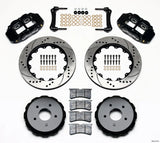 Wilwood Narrow Superlite Rear Kit 14.00in Drilled C5/Z06 fits 2004-2008 Cadillac XLR / 2008 2009 Cadillac XLR PLATINUM / 2006-2009 Cadillac XLR V / 1997-2013 Chevrolet Corvette / 2013 Chevrolet Corvette 427