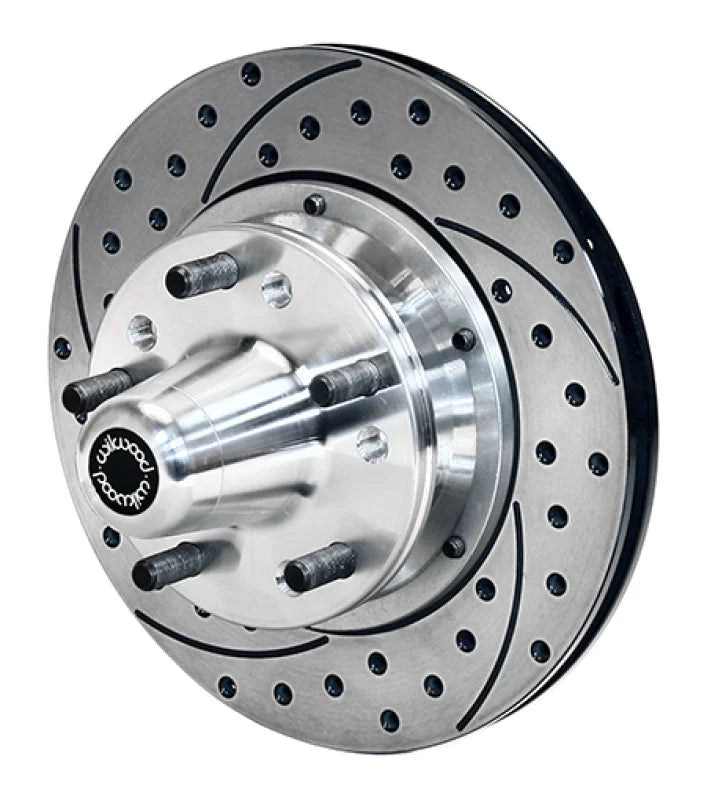 Wilwood Pro-Series Front Hub & Rotor Kit Drilled fits 1975-1980 Ford Granada