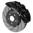 Load image into Gallery viewer, Wilwood SX6R Front Brake Kit 14in SRP Slotted/Drilled Black fits 2016-2019 Chevy Camaro SS