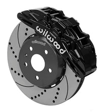 Load image into Gallery viewer, Wilwood SX6R Front Brake Kit 14in SRP Slotted/Drilled Black fits 2016-2019 Chevy Camaro SS