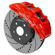Load image into Gallery viewer, Wilwood SX6R Front Brake Kit 14in SRP Slotted/Drilled Red fits 2016-2019 Chevrolet Camaro SS