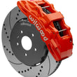 Load image into Gallery viewer, Wilwood SX6R Front Brake Kit 15in SRP Slotted/Drilled Red w/ Lines fits 2014+ Chevrolet Corvette C7