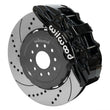 Load image into Gallery viewer, Wilwood SX6R Front Brake Kit 15in SRP Slotted/Drilled Black fits 2005-2013 Chevy Corvette