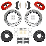 Wilwood Superlite 6R Fr BBK w/ 12.88in D/S Rotors - Red fits 1989-1998 Nissan 240SX / 1989-1994 Nissan Skyline / 1990-1996 Nissan 300ZX