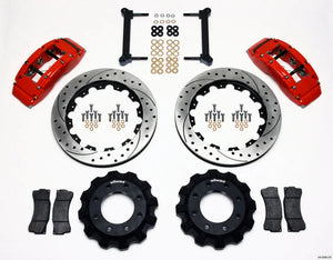 Wilwood TC6R Front Kit 16.00in Drilled Red fits 2002-2006 Chevrolet Avalanche 2500 / 2001-2003 2005 Chevrolet Silverado 15...