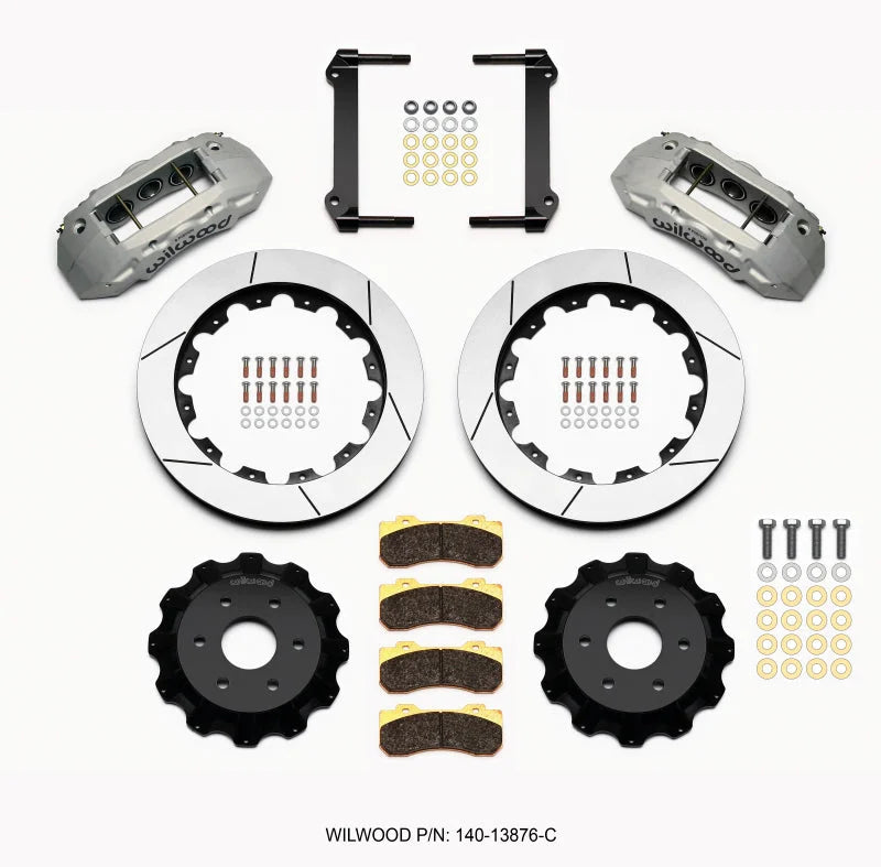 Wilwood TX6R Front Kit 16.00in Clear Ano fits 1999-2016 Cadillac / Chevrolet / Gm TRUCK / SUV 1500