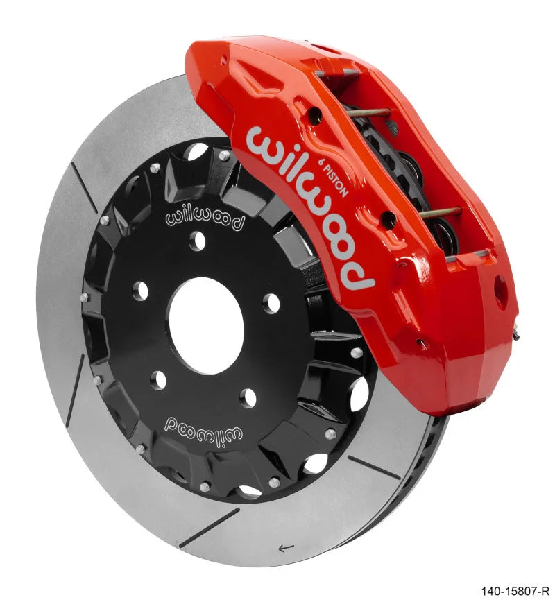 Wilwood TX6R Front Kit 16.00in Red fits 2013-2017 Dodge TRUCK 1500 4WD