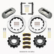 Load image into Gallery viewer, Wilwood TX6R Rear Kit 16.00in Clear Ano 1999-2010 GM H2 / 2500 4.63 Cntr