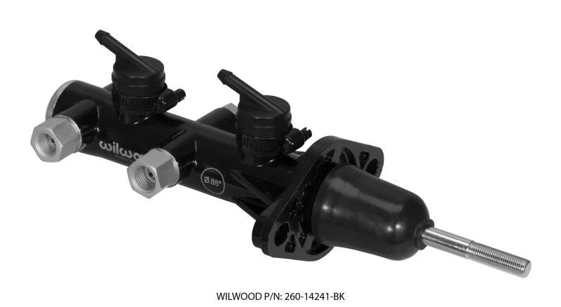 Wilwood Tandem Remote Master Cylinder - 7/8in Bore Black - Main Product View