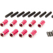 Load image into Gallery viewer, Winters Alum Gear Cover High Nut Red 6390AR