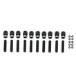 Load image into Gallery viewer, Winters Gear Cover Kit High Nut Alum Short Blk 6-Bolt 6390ASBK-6