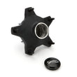 Load image into Gallery viewer, Winters Hub  Front Wide 5  Black Cap 6606-FX5BK-8208-H