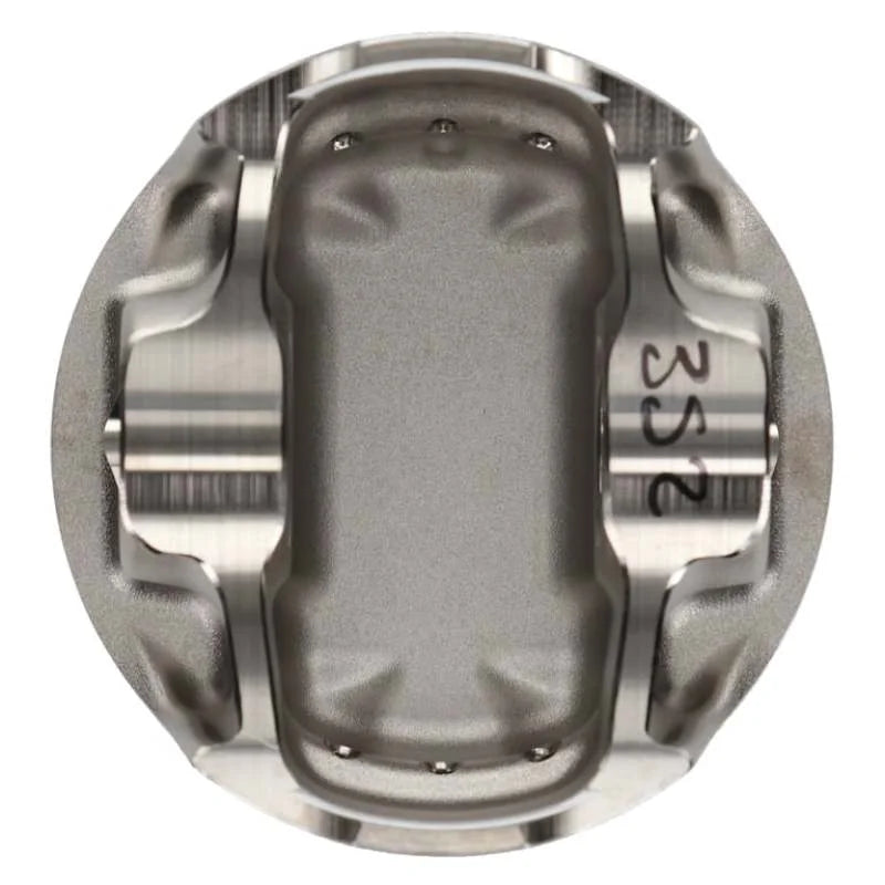 Wiseco 1400 HD Mitsu EVO 8 - 4G63 Turbo -14cc 85.25mm Bore 8.5 CR Piston Shelf Stock Kit - Back View