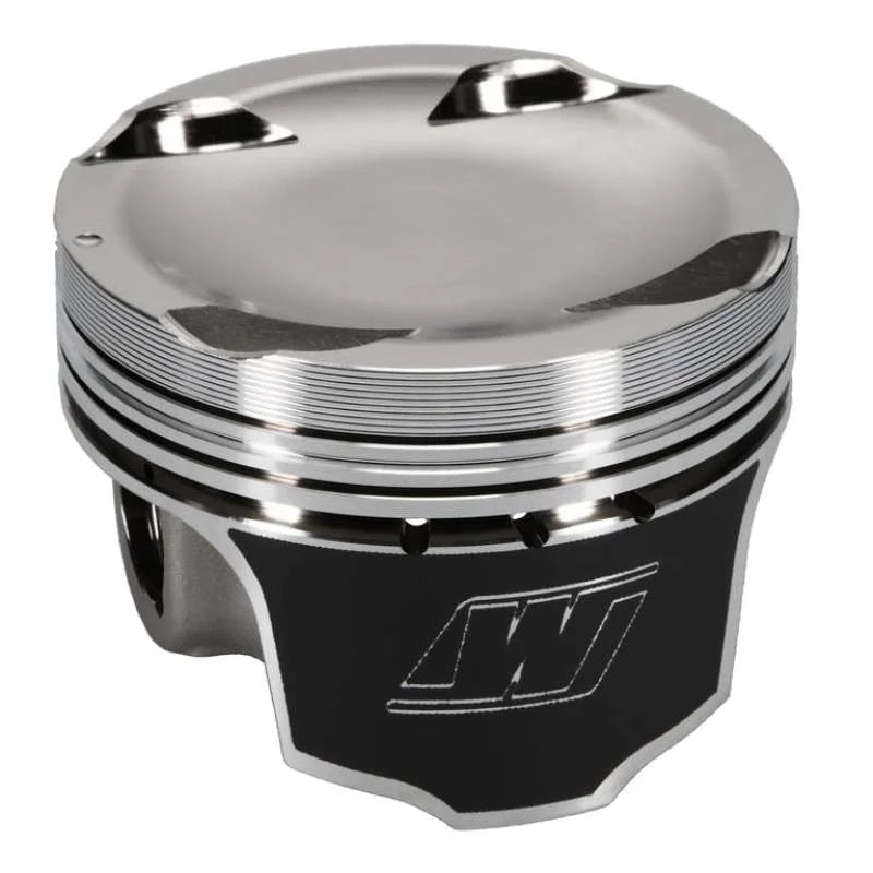 Wiseco 1400 HD Mitsu EVO 8 - 4G63 Turbo -14cc 85.25mm Bore 8.5 CR Piston Shelf Stock Kit - Installation View
