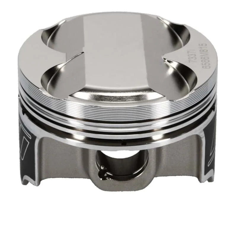 Wiseco Acura 4v DOME +5cc STRUTTED 81.5MM Piston Kit - Side View