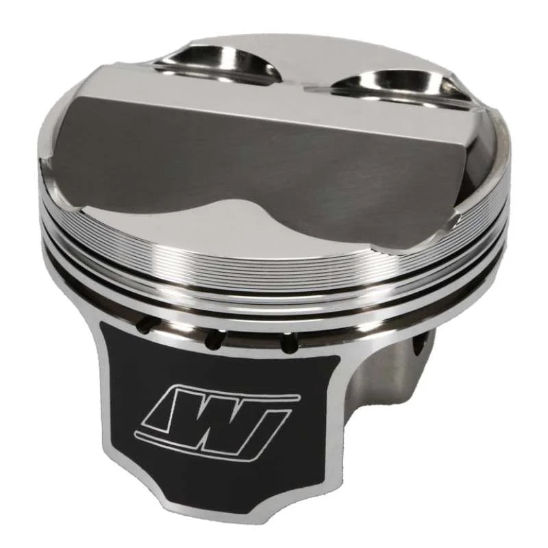 Wiseco Acura 4v Domed +8cc STRUTTED 87.0MM Piston Shelf Stock - Back View