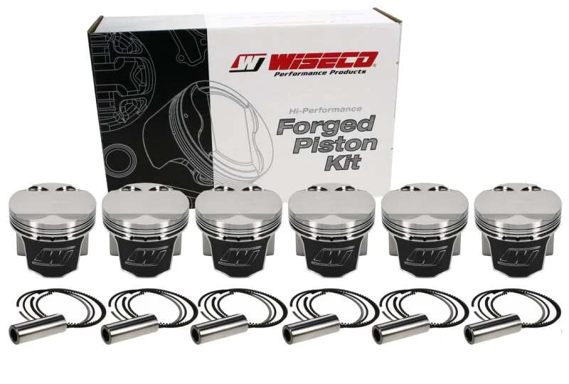 Wiseco BMW M50B25 2.5L Engine 11:1 CR 85MM Bore Custom Pistons (Set of 6) - Installation View