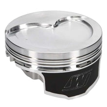 Load image into Gallery viewer, Wiseco Chevrolet LS 4.070in Bore 1.110in CH -15.00 CC Professional Piston Set - Installation View