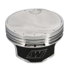 Load image into Gallery viewer, Wiseco Chevy LSX 4.155in Bore 1.110in CH 11.70 CC Piston Set - Side View